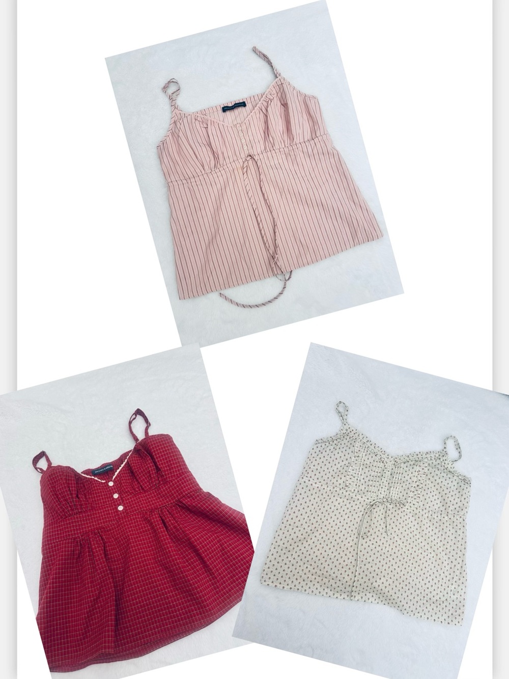 3 brandy Melville tops/ 100% cotton/ new